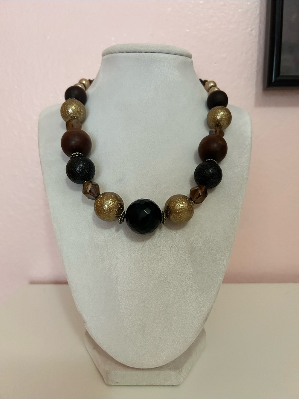 Vintage 90s Chunky Bauble Necklace